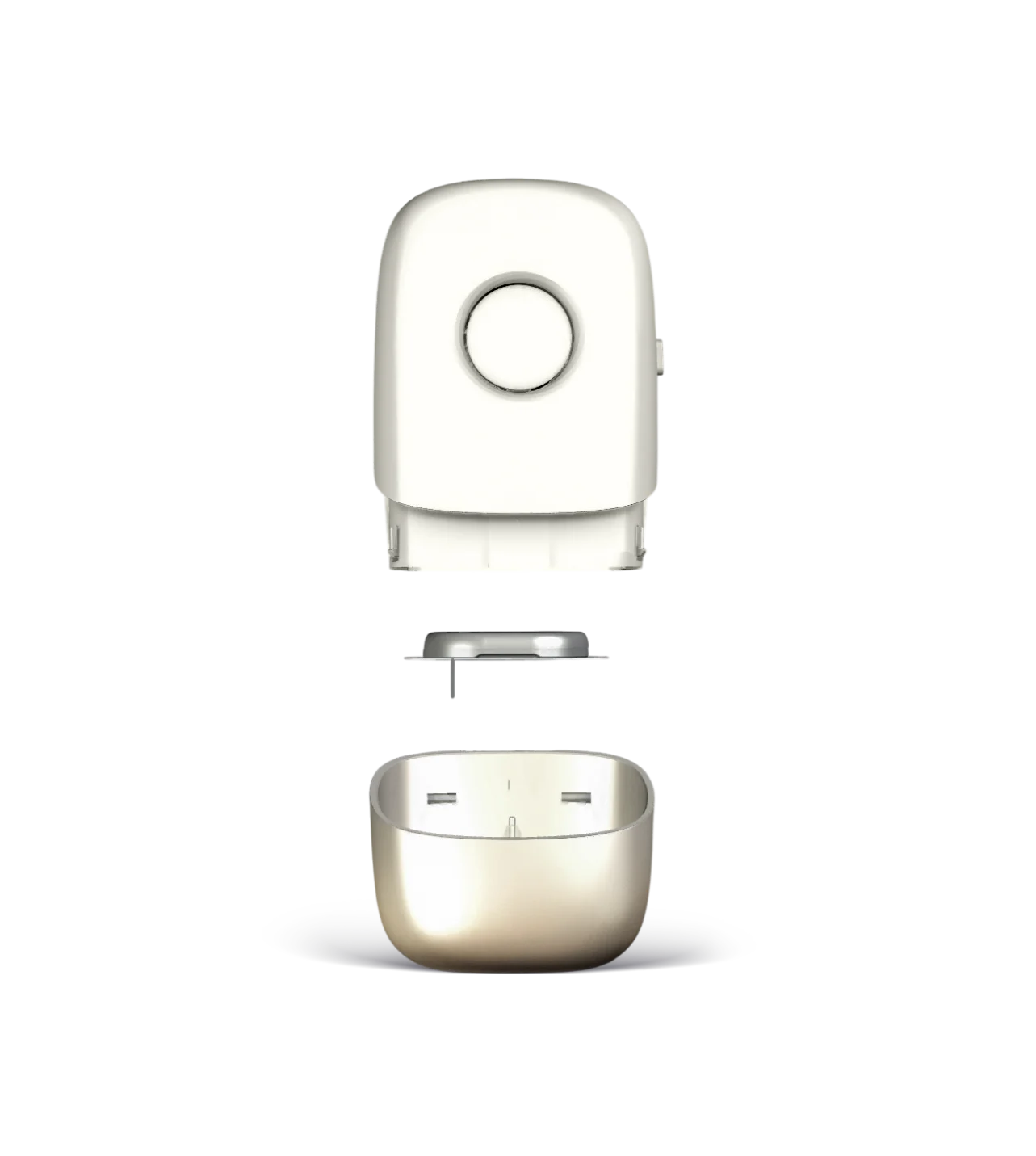 Exploded view of the Instara-L1 applicator and TS-1 biosensor